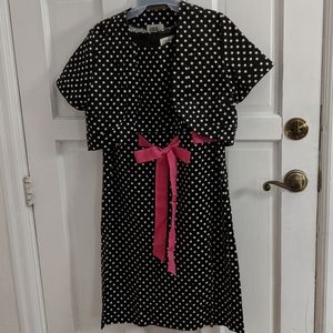 JBS Ltd Polka Dot Sleeveless Shift Dress